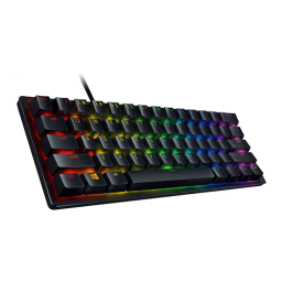 მექანიკური კლავიატურა - Razer Huntsman Mini Red Switch USB US RGB Black