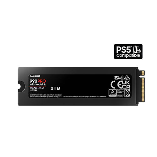 M2 SSD Samsung 990 Pro 2 TB With Heatsink PCIe 4.0
