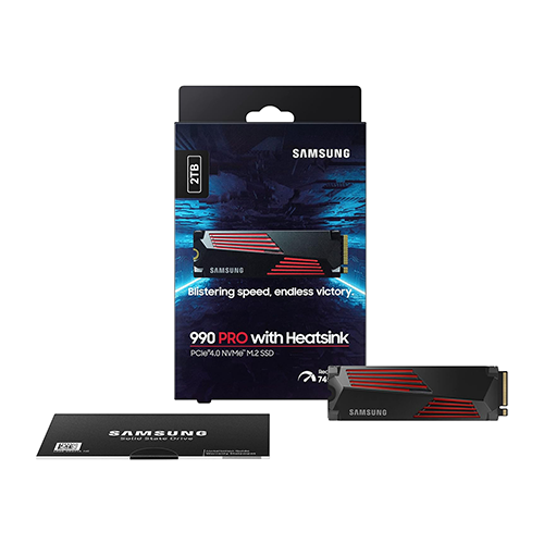 M2 SSD Samsung 990 Pro 2 TB With Heatsink PCIe 4.0