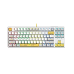 მექანიკური კლავიატურა - A4Tech Bloody S87 RGB Energy White