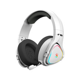 უკაბელო Bluetooth ყურსასმენი - A4Tech Bloody MR710 RGB Dual Mode Grey WL BT