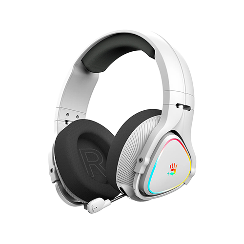 უკაბელო Bluetooth ყურსასმენი - A4Tech Bloody MR710 RGB Dual Mode Grey WL BT