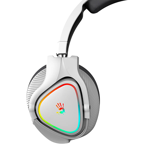 უკაბელო Bluetooth ყურსასმენი - A4Tech Bloody MR710 RGB Dual Mode Grey WL BT