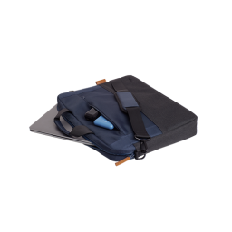 ნოუთბუქის ჩანთა - Trust Lisboa Black-Blue For 16 Inch