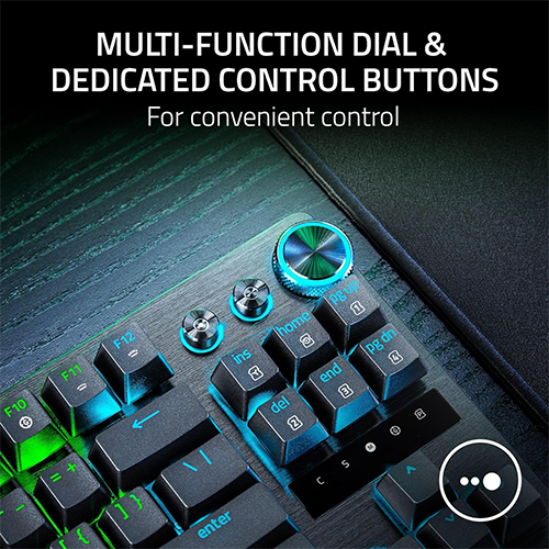 მექანიკური კლავიატურა - Razer Huntsman V3 Pro TKL RGB Black