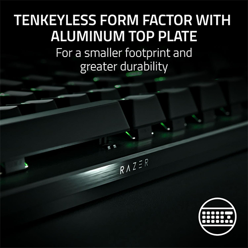 მექანიკური კლავიატურა - Razer Huntsman V3 Pro TKL RGB Black