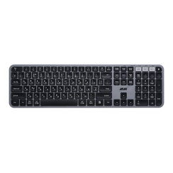 უკაბელო კლავიატურა - 2E KS240 Grey WL BT