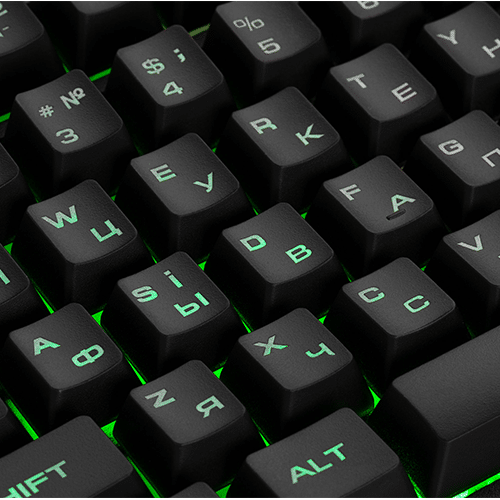 კლავიატურა - 2E Gaming KG330 LED USB Black