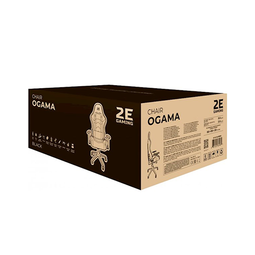 კომპიუტერის სკამი - 2E Gaming Chair Ogama Gen II RGB Black