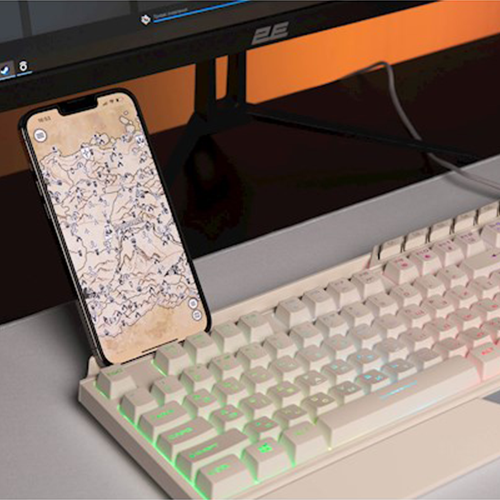 კლავიატურა - 2E Gaming KG315 RGB White