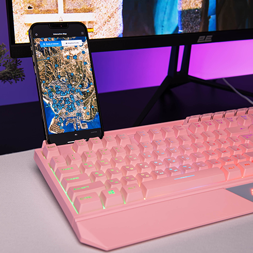 კლავიატურა - 2E Gaming KG315 RGB Pink