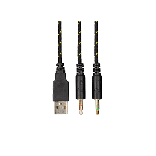 ყურსასმენი - 2E Gaming HG340 RGB 3.5mm Yellow