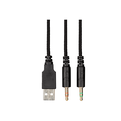 ყურსასმენი - 2E Gaming HG340 RGB 3.5mm Black