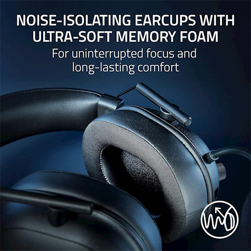 უკაბელო Bluetooth ყურსასმენი - Razer BlackShark V2 HyperSpeed Black WL BT