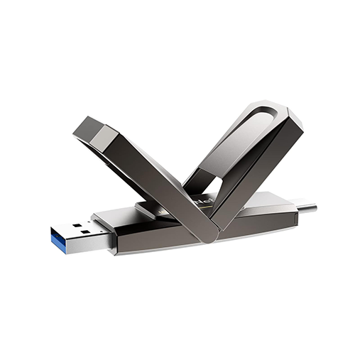 ფლეშ მეხსიერება - Netac US5 USB 3.2+Type-C 256 GB
