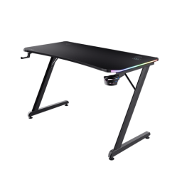 კომპიუტერის მაგიდა - Trust GXT 709 Luminus RGB Desk Black