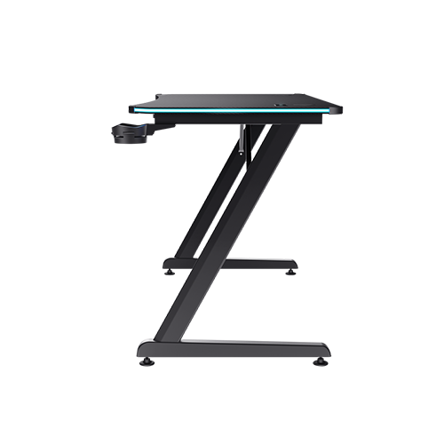 კომპიუტერის მაგიდა - Trust GXT 709 Luminus RGB Desk Black