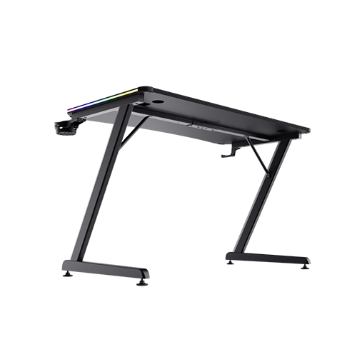 კომპიუტერის მაგიდა - Trust GXT 709 Luminus RGB Desk Black