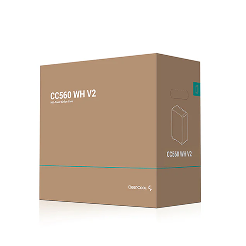 ქეისი - Deep Cool CC560 WH V2 White - 4x120 Fan LED