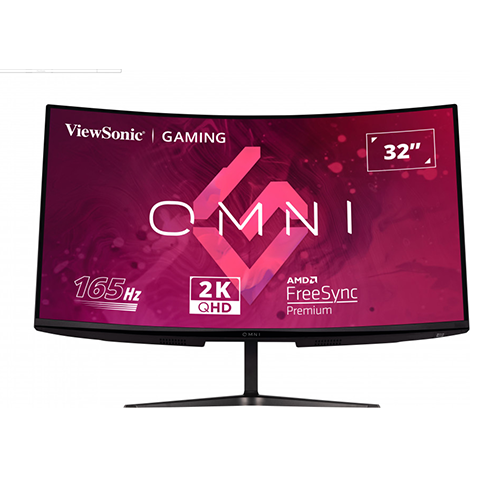 რკალური მონიტორი - ViewSonic Omni VX3218C - 32 Inch / 2K / VA / 165 Hz / 1 Ms
