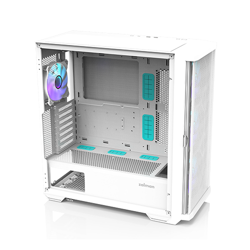 ქეისი - Zalman Z10 Duo White - 4x120 Fan ARGB