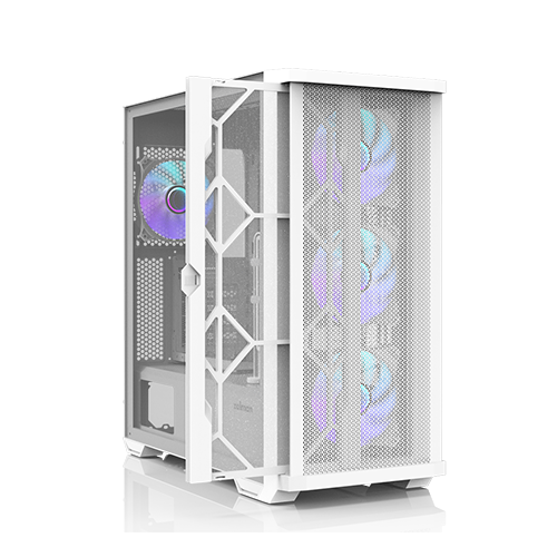 ქეისი - Zalman Z10 Duo White - 4x120 Fan ARGB