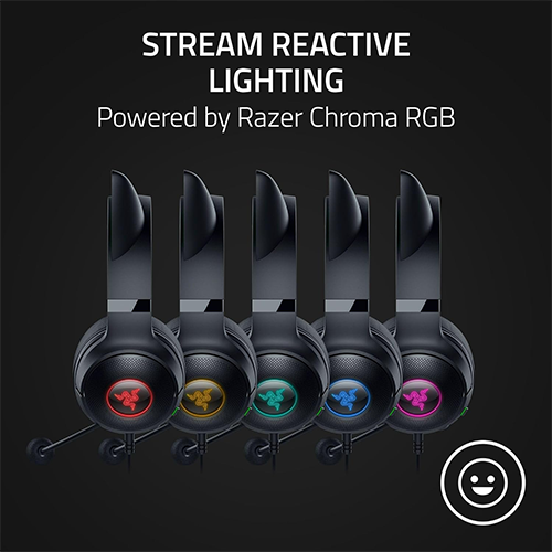 ყურსასმენი - Razer Kraken Kitty V2 RGB USB Black