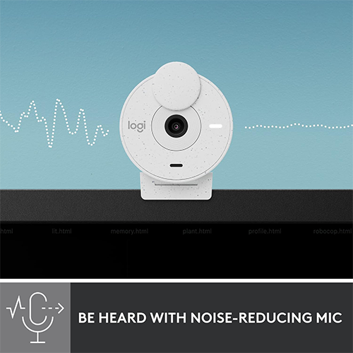 ვიდეოთვალი - Logitech Brio 300 Type-C White