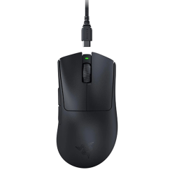 უკაბელო ტენვადი მაუსი - Razer DeathAdder V3 Pro and HyperPolling Black Rechargeable WL
