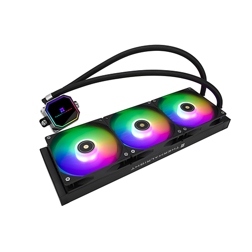 პროცესორის წყლის გაგრილება - Thermal Right Frozen Prism 360 mm ARGB Black