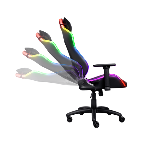 კომპიუტერის სკამი - Trust GXT 719 Ruya Gaming Chair RGB Black