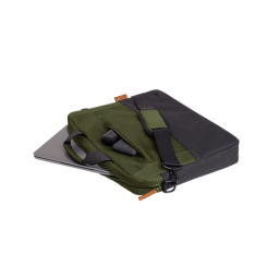 ნოუთბუქის ჩანთა - Trust Lisboa Black-Green For 16 Inch