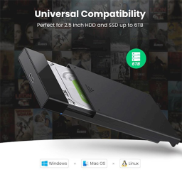 გარე ვინჩესტერის ქეისი - Ugreen 30848 USB 3.0 To 2.5 Inch