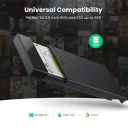 გარე ვინჩესტერის ქეისი - Ugreen 30848 USB 3.0 To 2.5 Inch