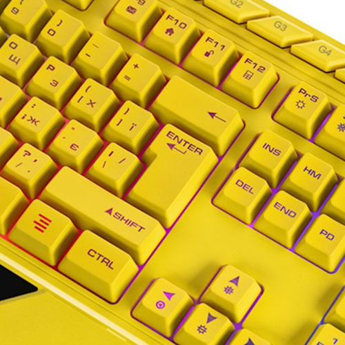 კლავიატურა - 2E Gaming KG315 RGB Yellow