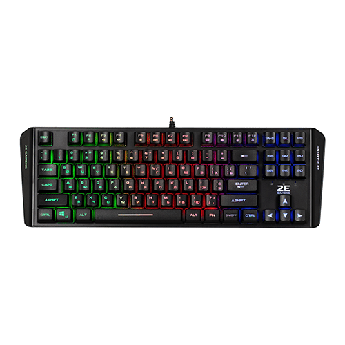 კლავიატურა - 2E Gaming KG355 LED 87 key USB Black