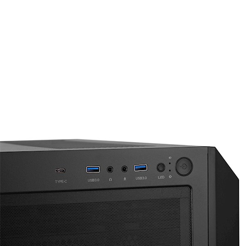 ქეისი + პულტი - 2E Gaming Splendor G4301 Black - 4x120 Fan ARGB