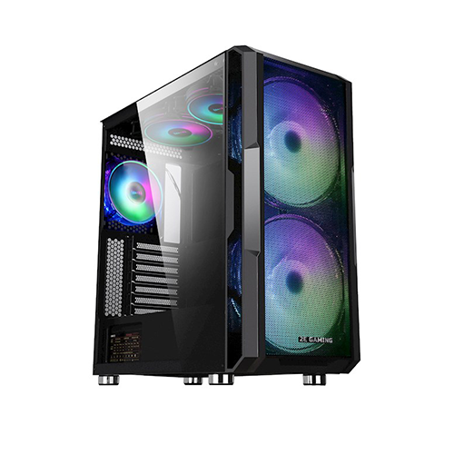 ქეისი - 2E Gaming Contego Neo GW05 Black - 2x200 Fan ARGB + 3x120 Fan ARGB
