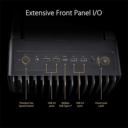 ქეისი - Asus Proart PA602 TG PWM - 2x200 Fan + 1x140 Fan