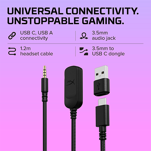 ყურსასმენი - HyperX Cloud III Black GAM HS