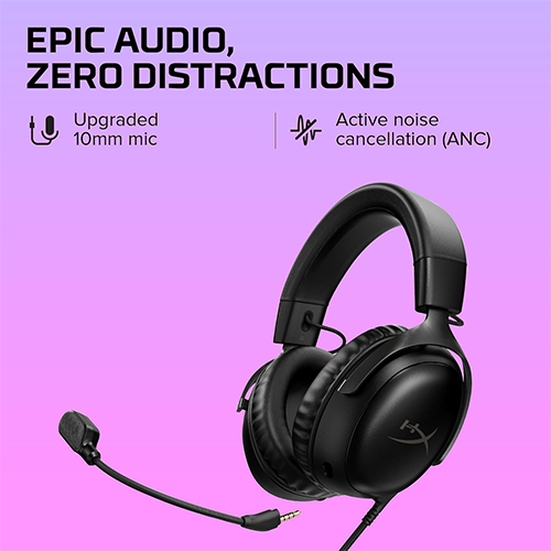 ყურსასმენი - HyperX Cloud III Black GAM HS