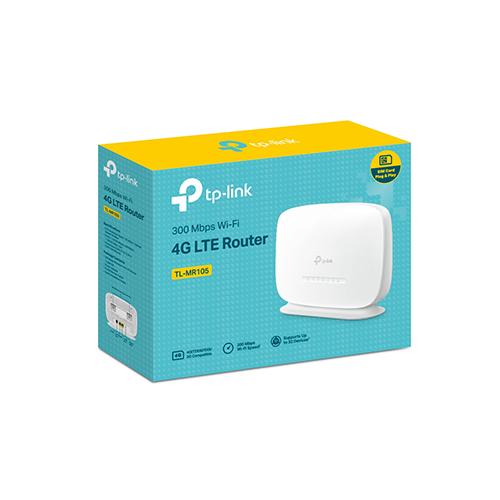 Wi-Fi როუტერი - TP-Link TL-MR105 4G LTE Router + Sim Card Port