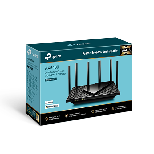 Wi-Fi როუტერი - TP-Link Archer AX5400 AX73 Dual Band Wi-Fi 6