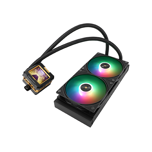 პროცესორის წყლის გაგრილება - Thermal Right Frozen Warframe 240 mm ARGB Black