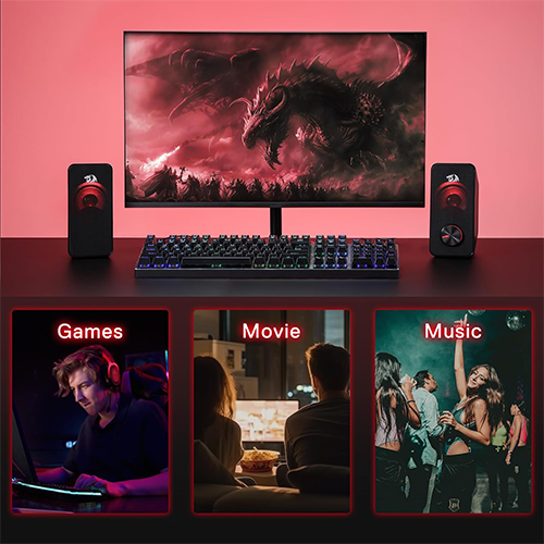 დინამიკი - Redragon Stentor 2.0 GS500 LED