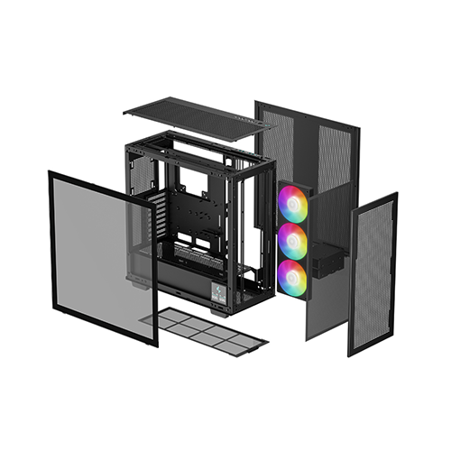 ქეისი - Deep Cool Morpheus - 3x140 Fan ARGB