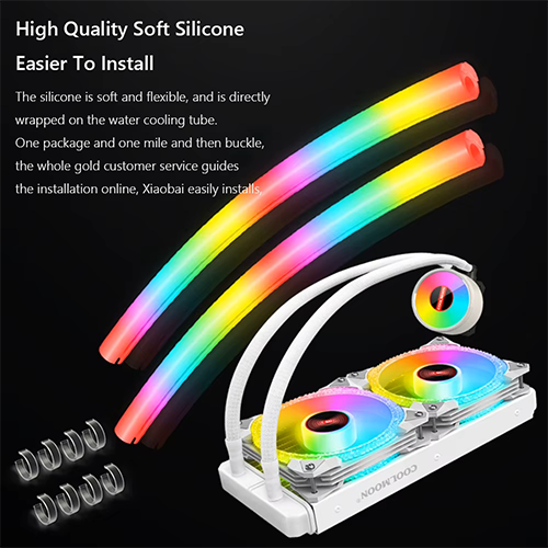 წყლის გაგრილების ARGB Led Strip - Coolmoon ST390