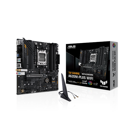 დედაბარათი - Asus Tuf Gaming A620M-Plus Wi-Fi DDR5