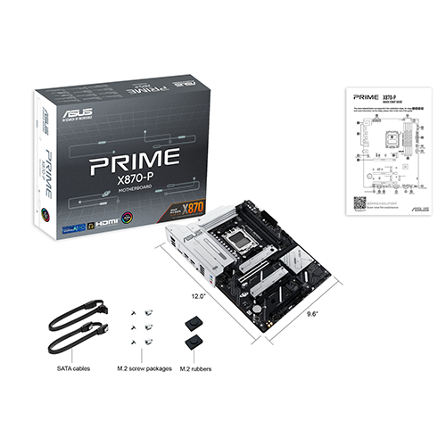 დედაბარათი - Asus Prime X870-P DDR5