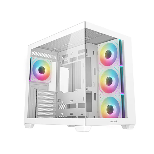 ქეისი - Deep Cool CG530 4F WH White - 4x120 Fan ARGB